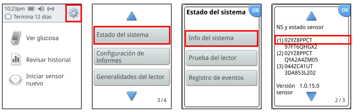 sensor serial number