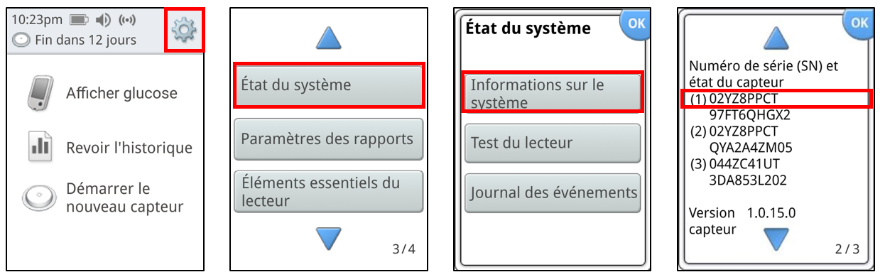 sensor serial number