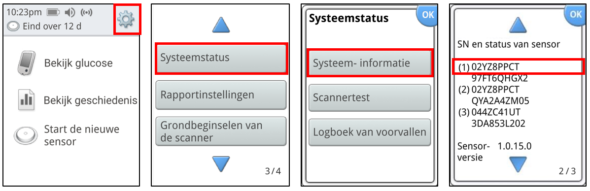 sensor serial number